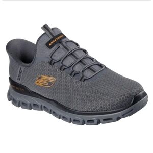 Skechers Hands Free Slip-ons Air Cooled Memory Foam Men's Gray Size 11 NWT